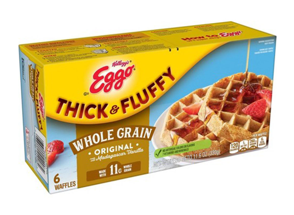 kelloggs eggo thick fluffy whole grain original waffles
