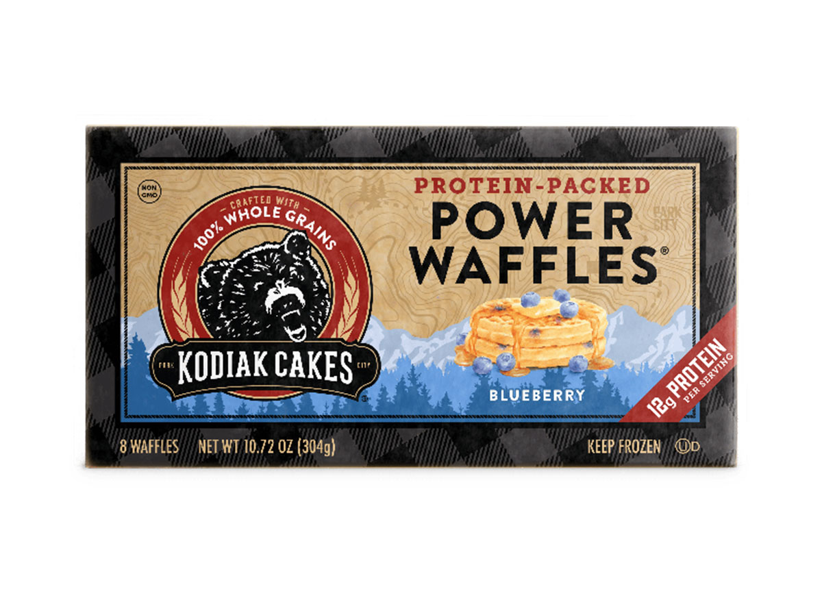 kodiak cakes blueberry power waffles