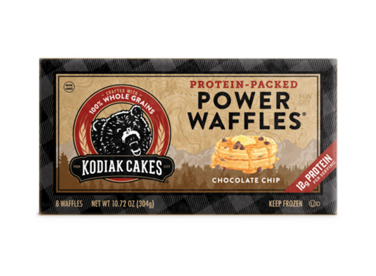 kodiak cakes chocolate chip power waffles