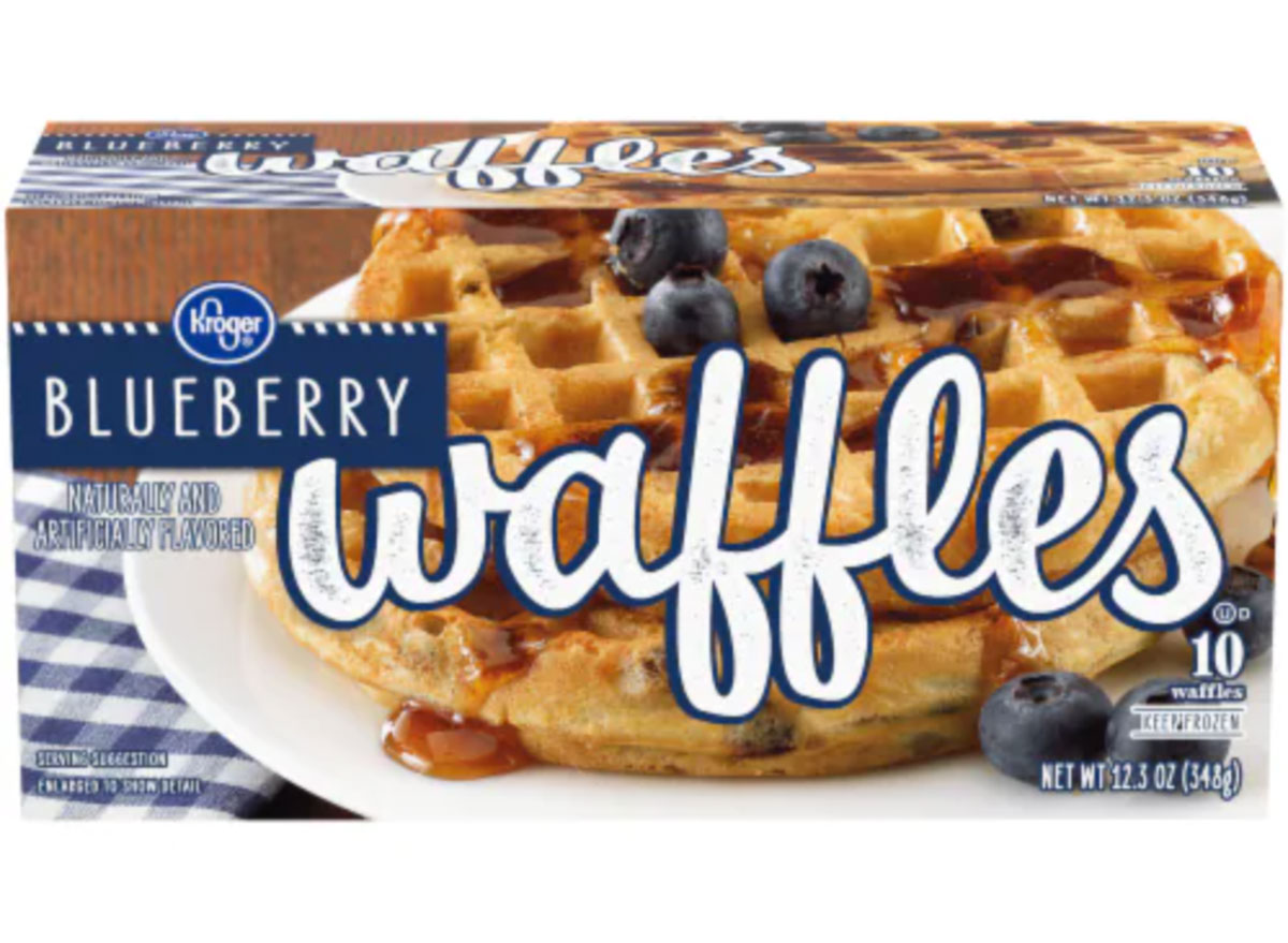 kroger blueberry waffle