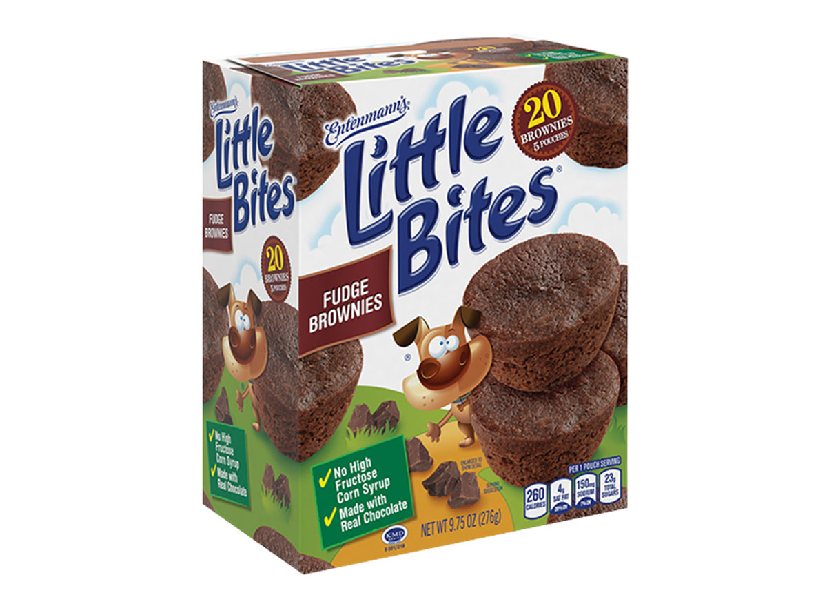 little bites fudge brownies