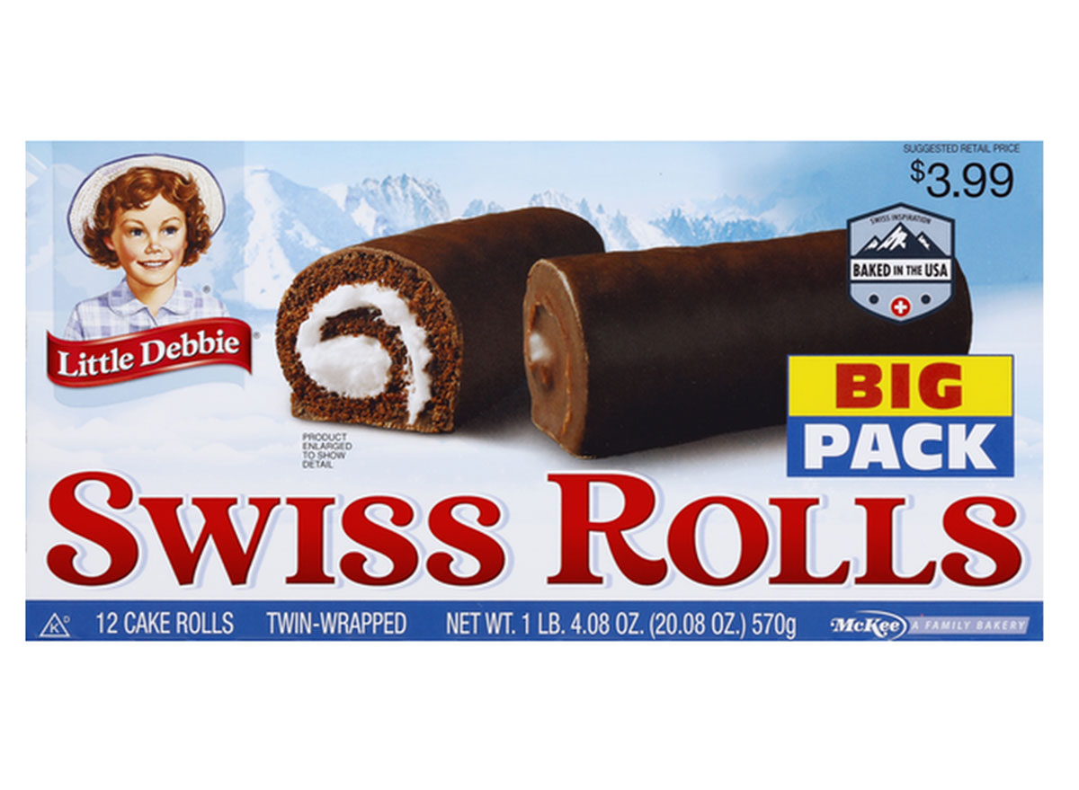 little debbie swiss rolls