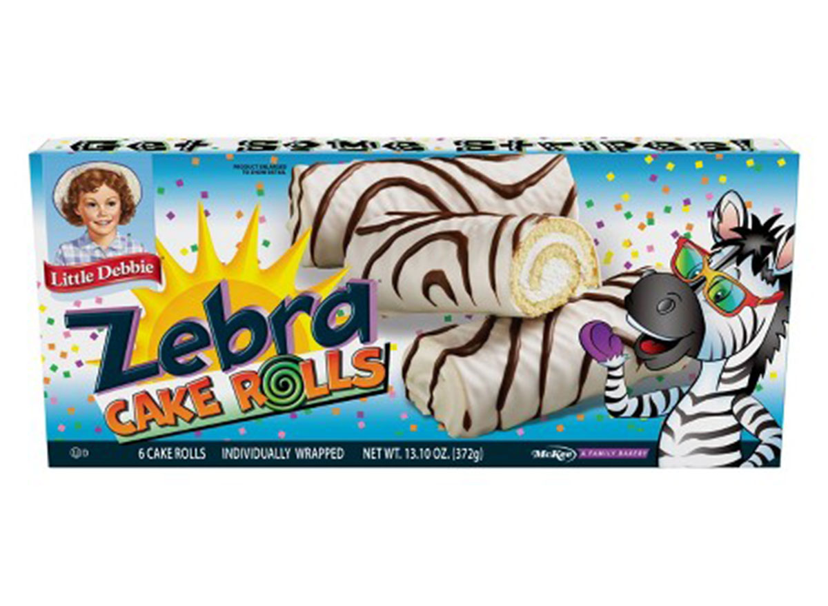 Debbie Zebra small cake rolls