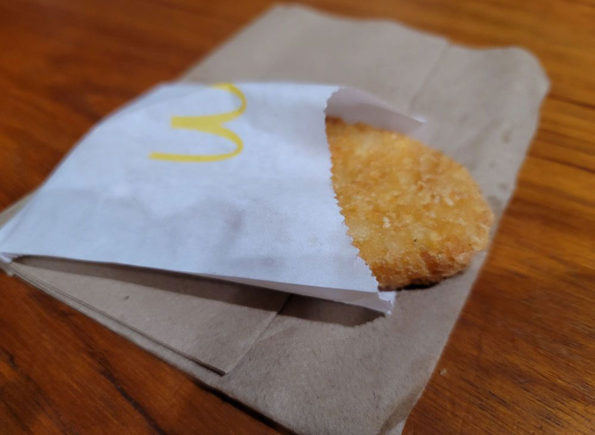 mcdonalds hash brown