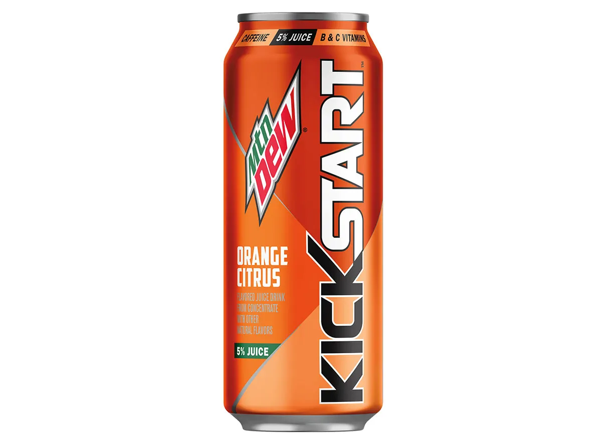 mountain dew kickstart orange citrus