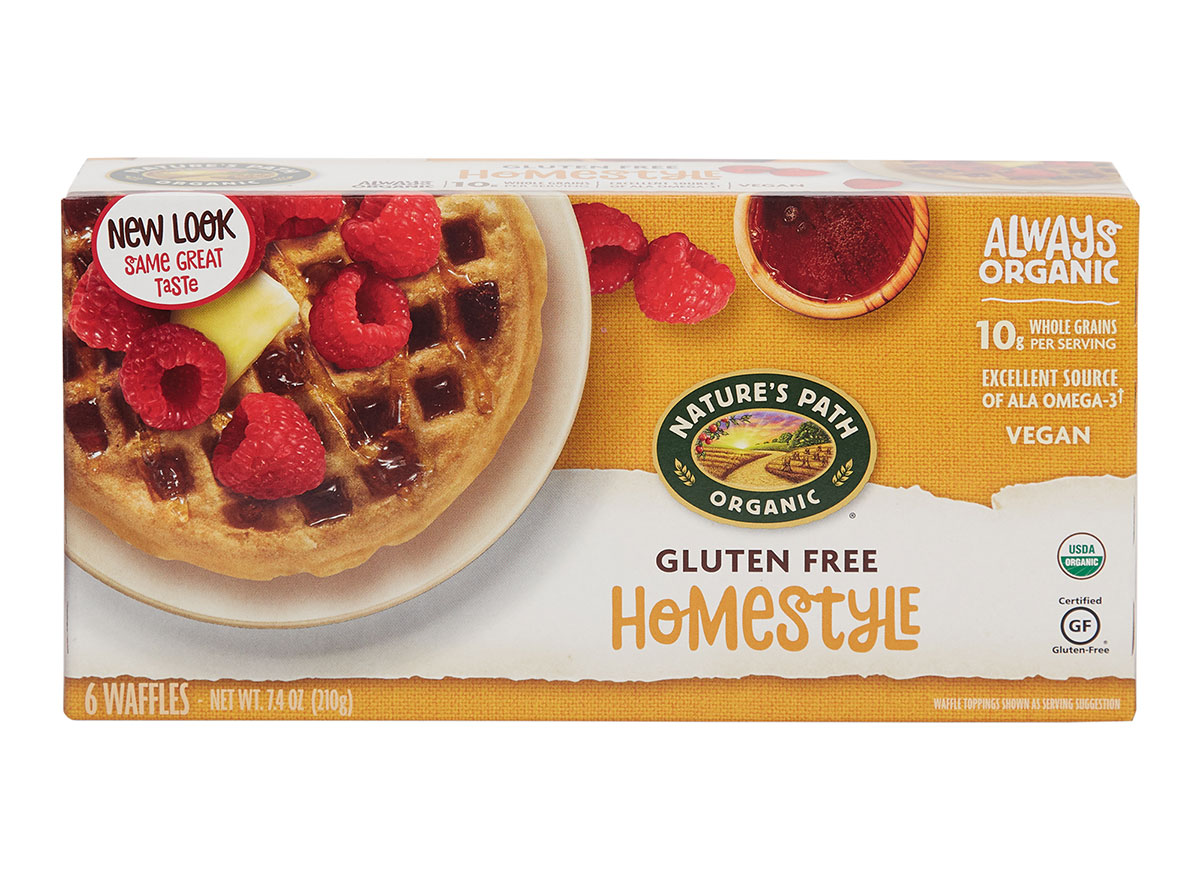 natures path gluten free homestyle waffles