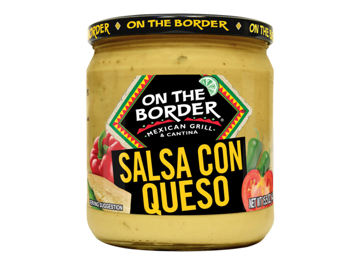 on the border salsa con queso