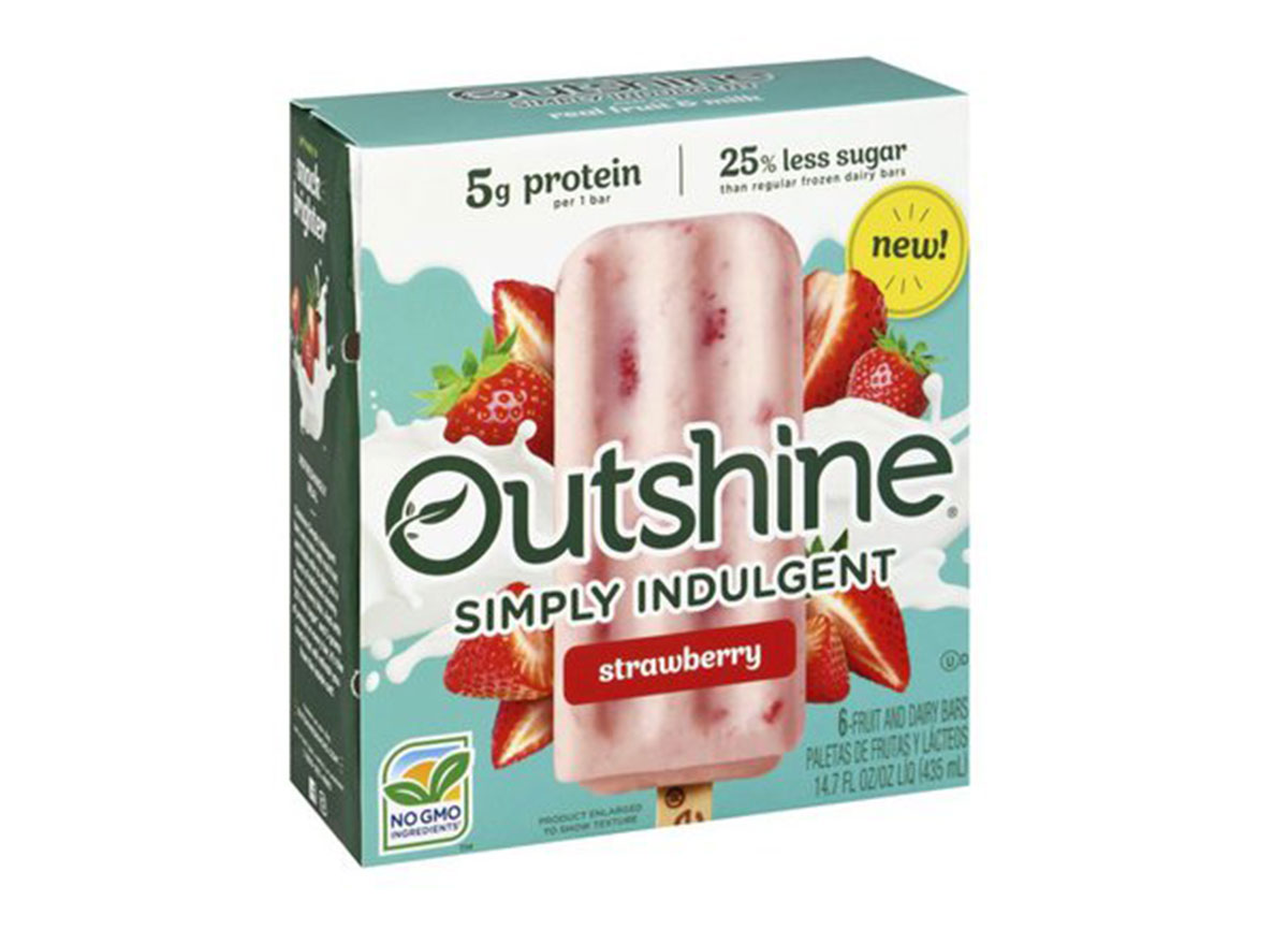 outshine simply indulgent strawberry bars