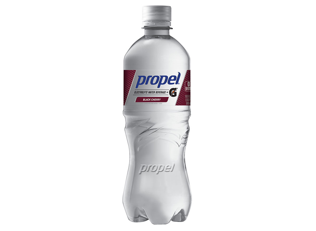 propel flavored water electrolytes cherry