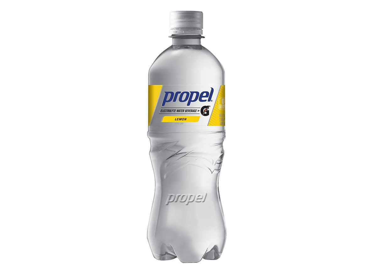 propel flavored water electrolytes lemon