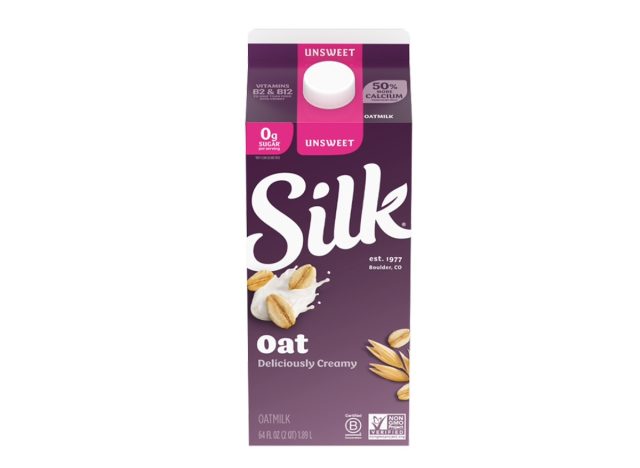 silk unsweet oat milk