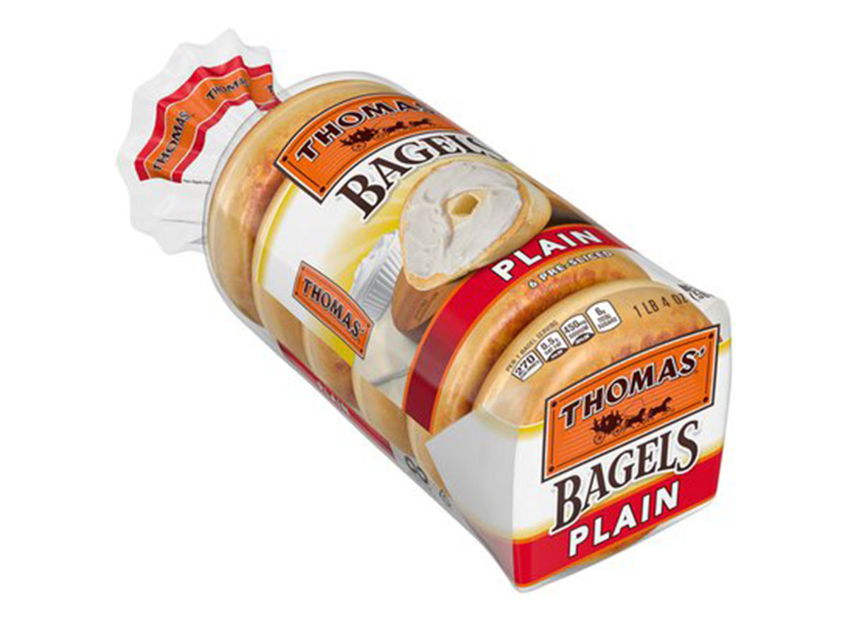 thomas plain bagels