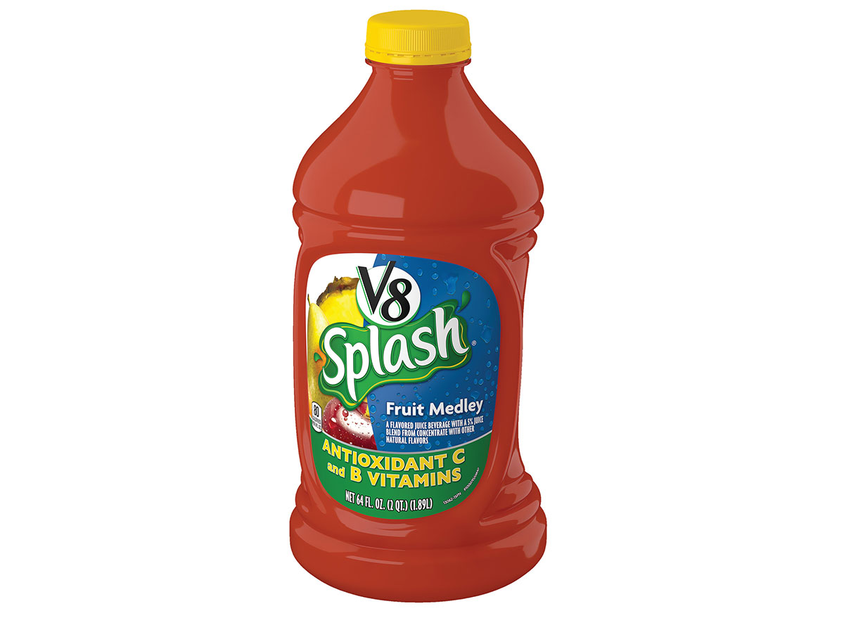 v8 splash juice drink fruit medley