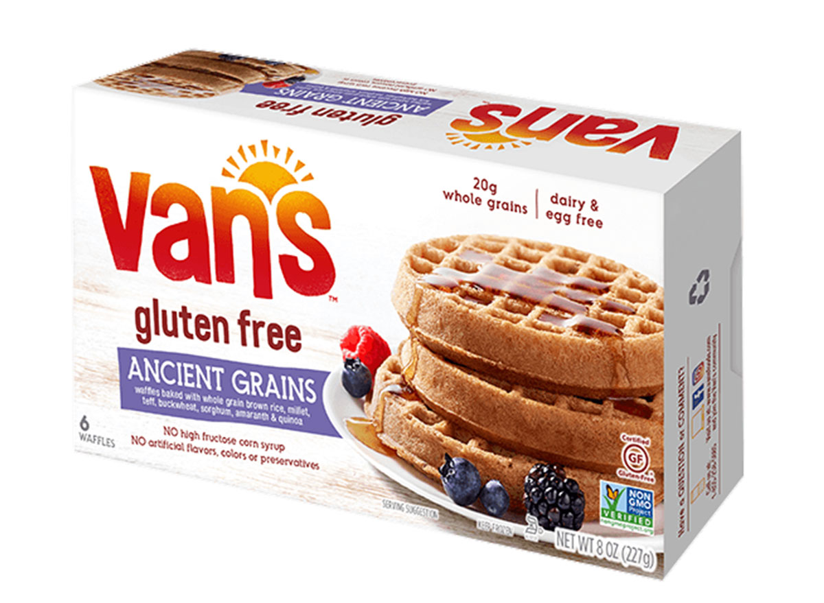 vans gluten free ancient grain waffles