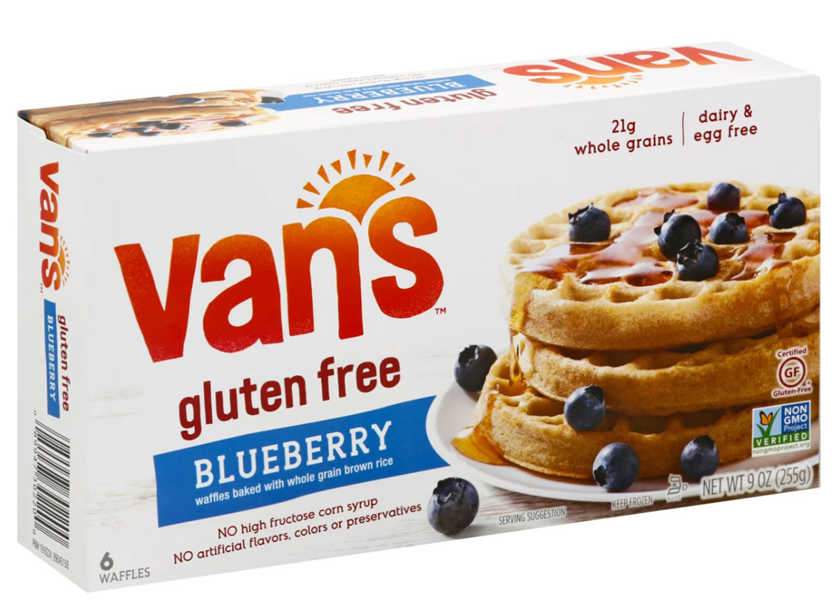 vans gluten free blueberry waffles