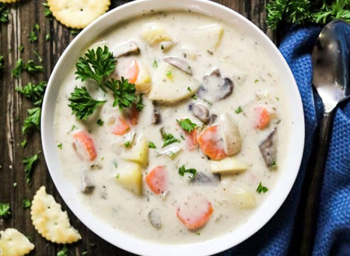 vegan clam chowder