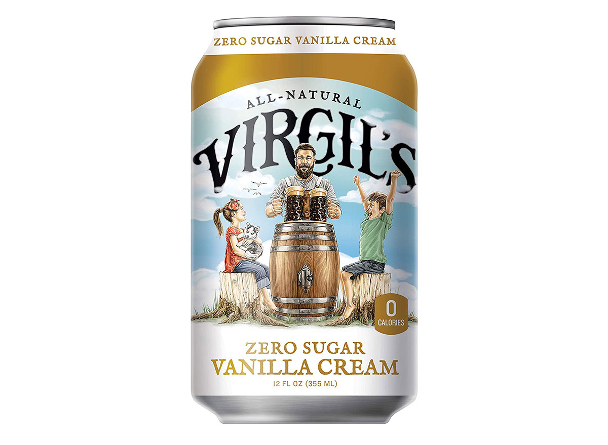 virgils soda vanilla cream zero sugar