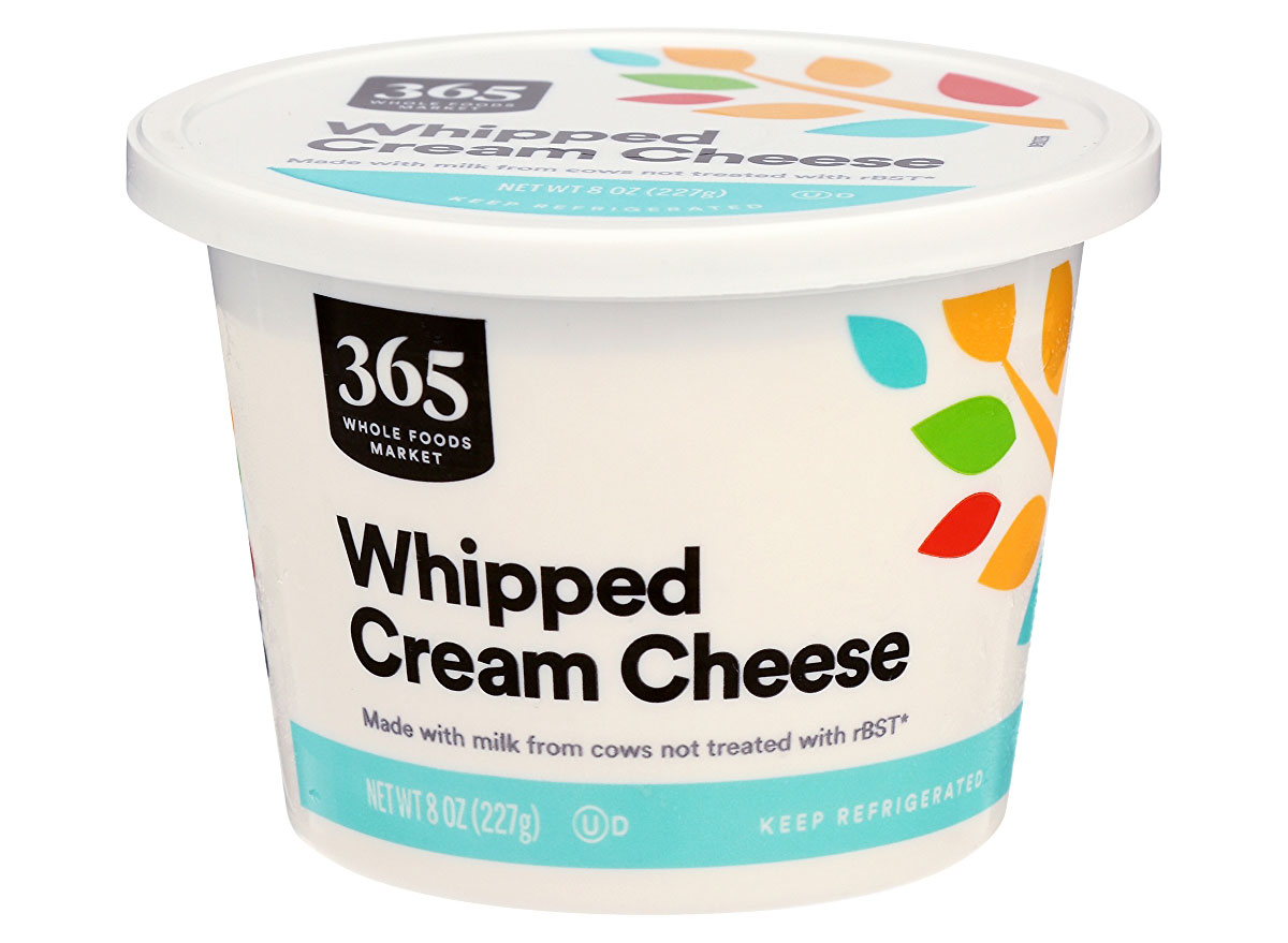 whole foods whipped cream cheese