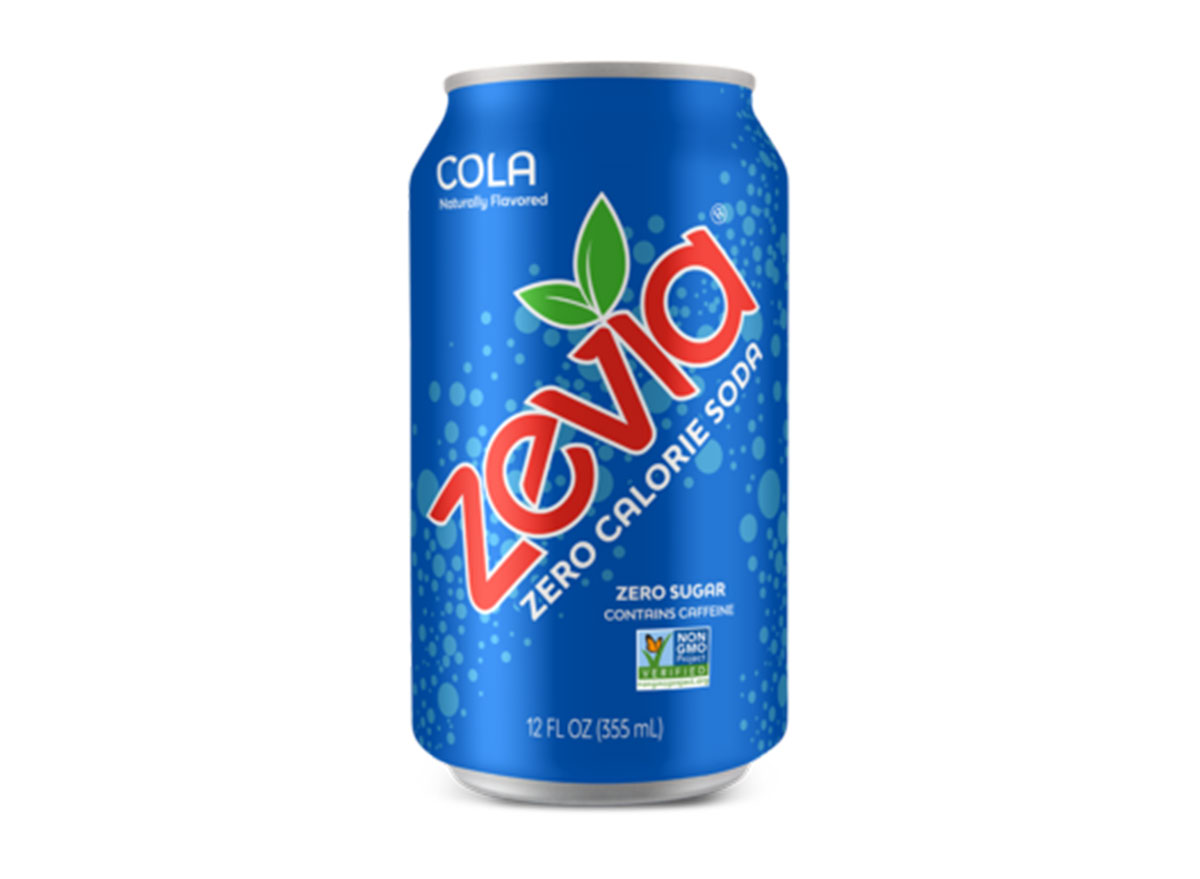 zevia zero calorie soda cola
