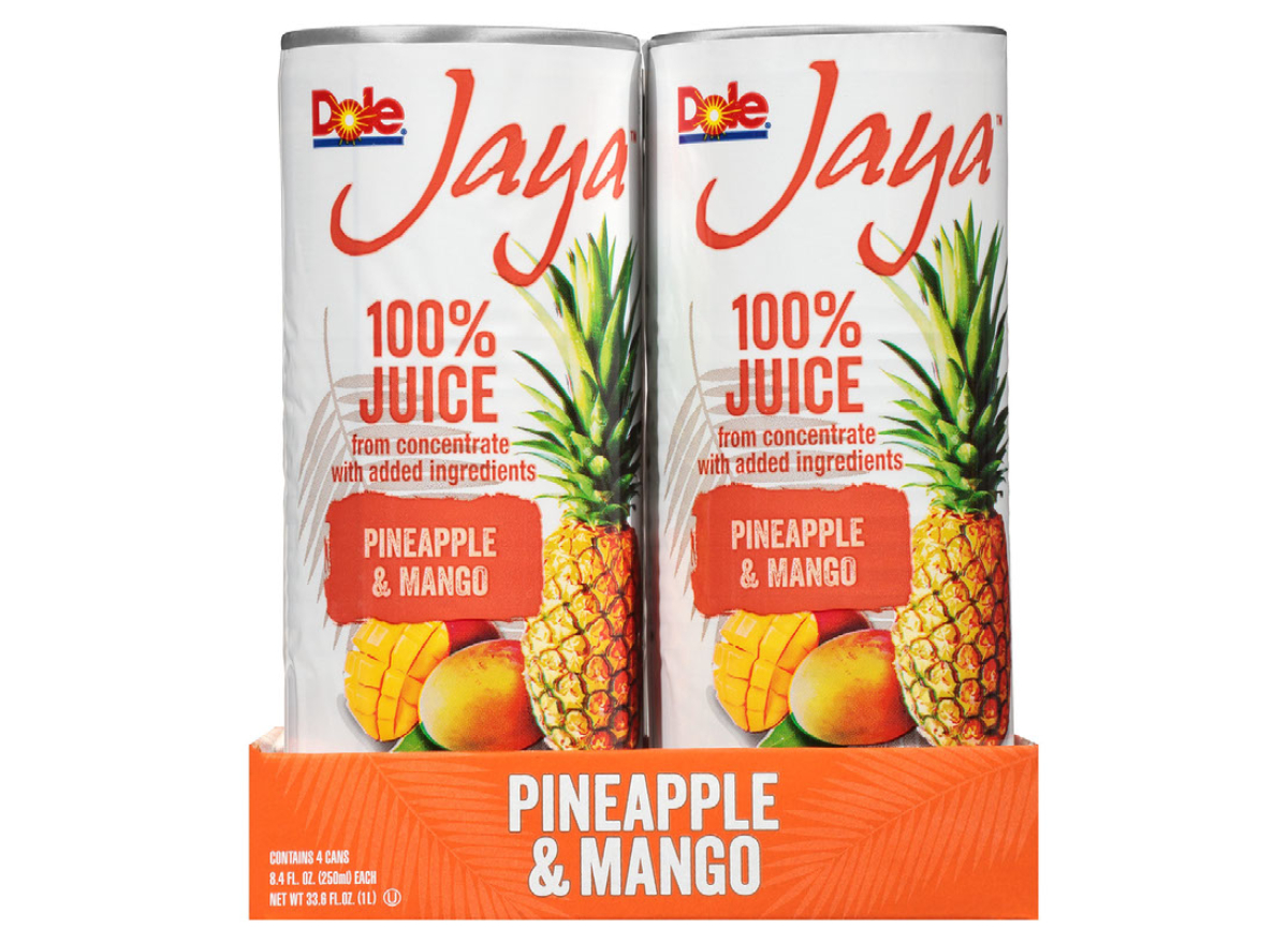 Dole Jaya 100% Pineapple & Mango Juice Walmart