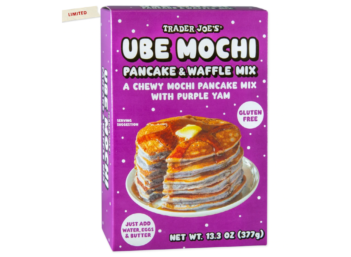 Trader Joe's Ube Mochi Pancake & Waffle Mix