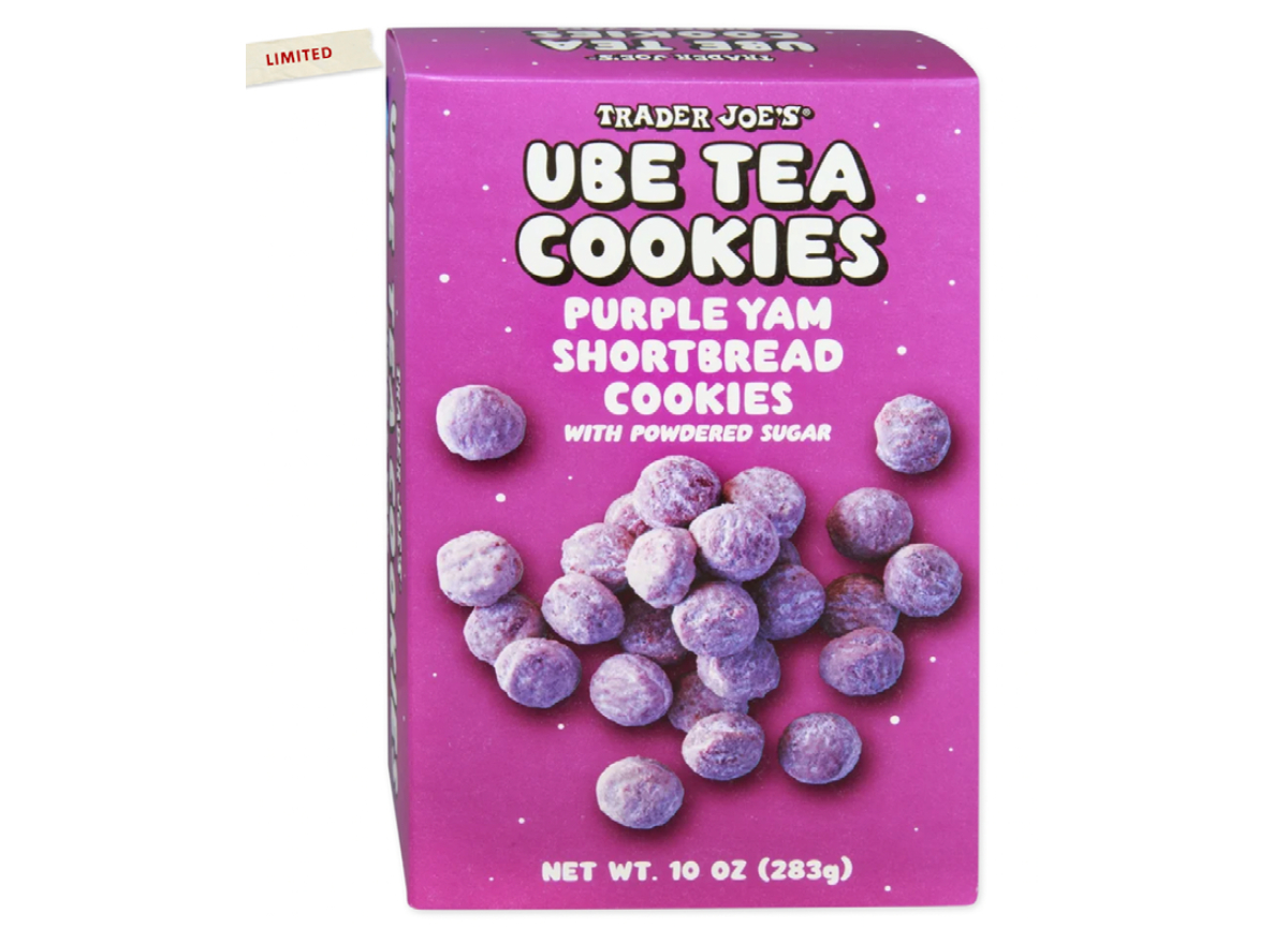 Trader Joe's Ube Tea Cookies