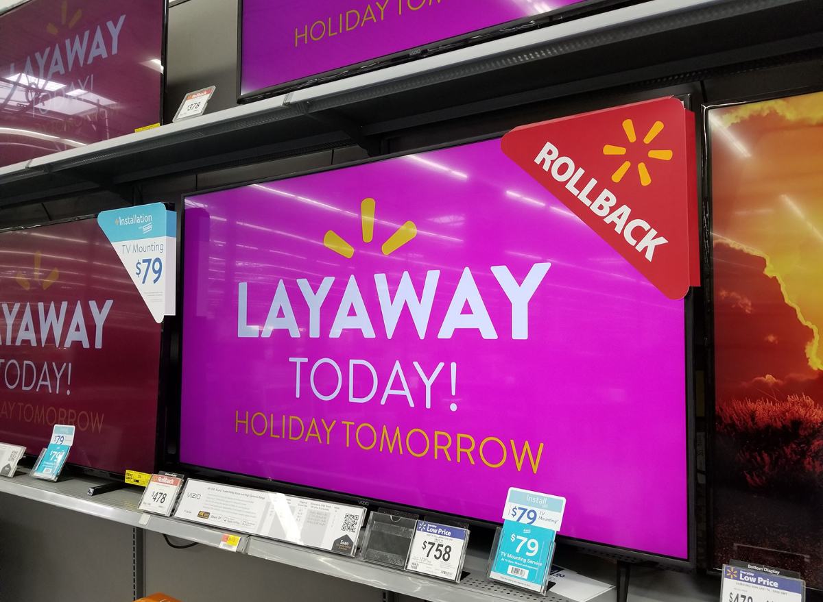 Walmart layaway