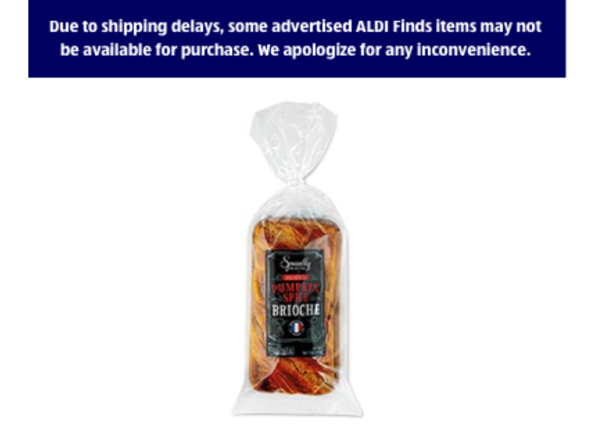 ALDI Specially Selected Pumpkin Spice Sliced Brioche