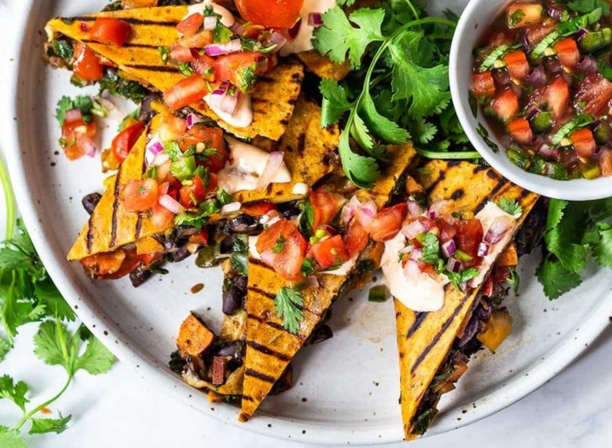 Veggie Quesadillas Feasting at Home