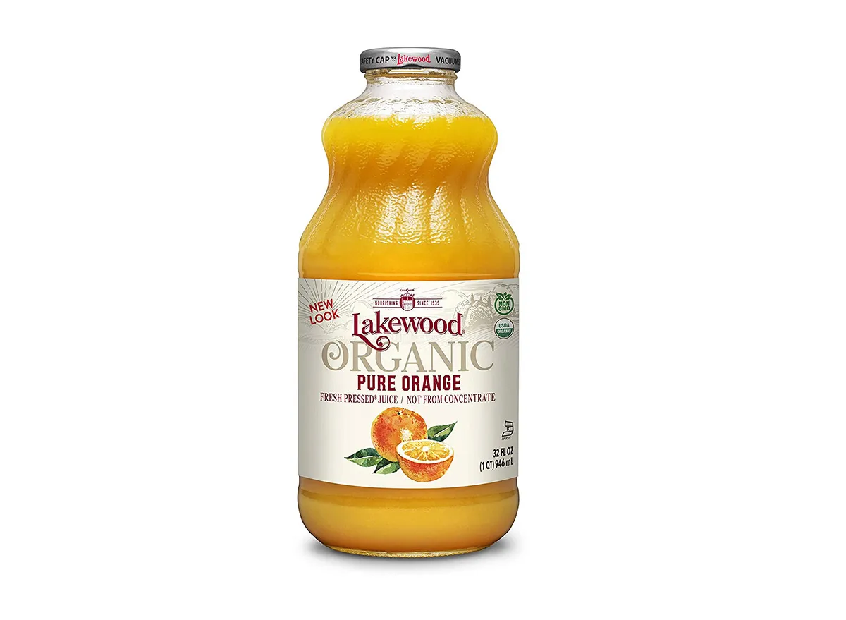 lakeland organic pure orange juice