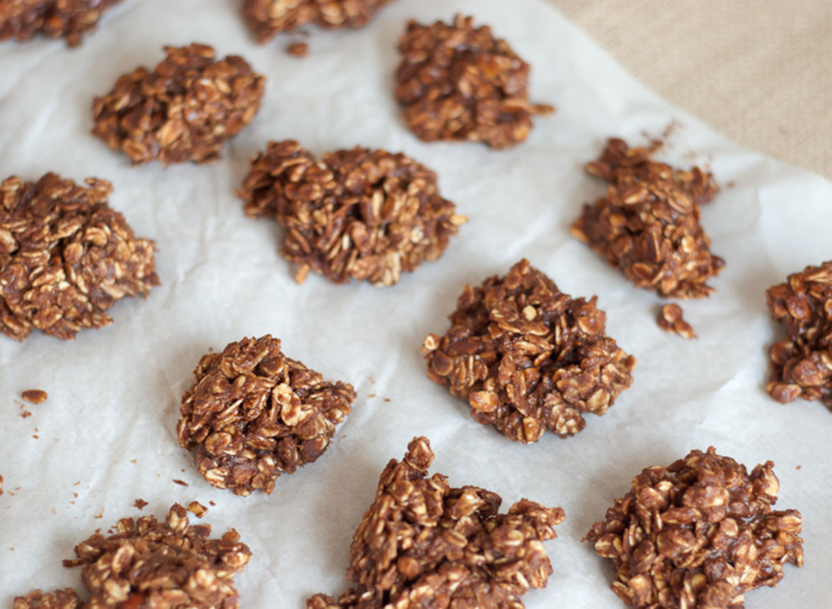 chocolate coffee no bake cookies