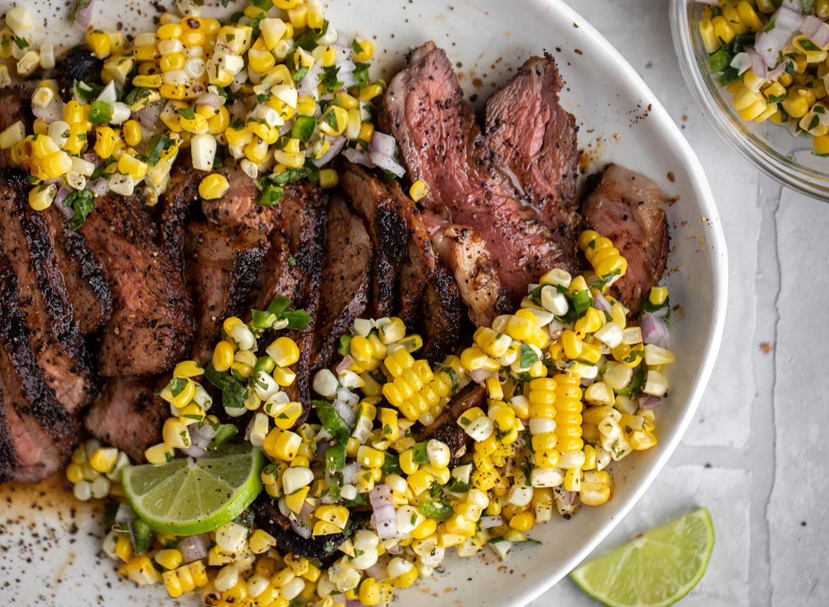 coffee crusted steak