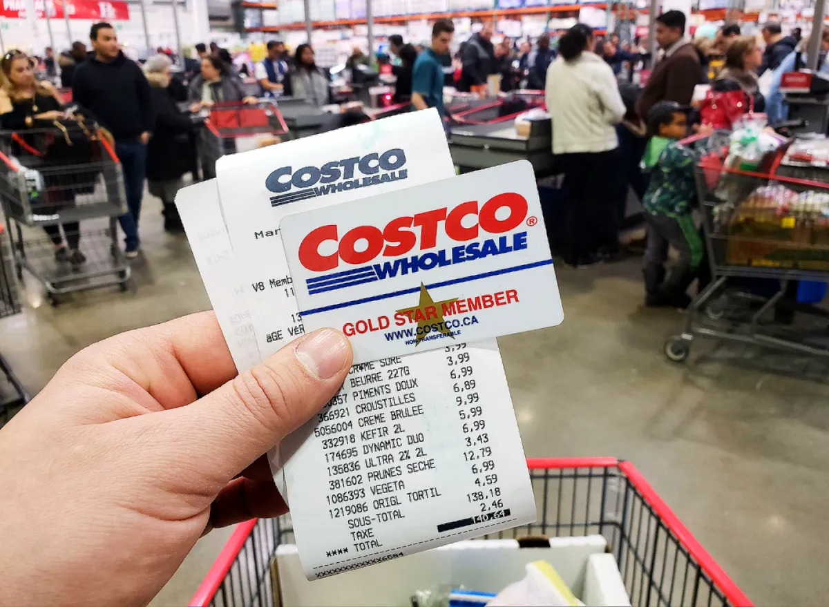 Costco receipt