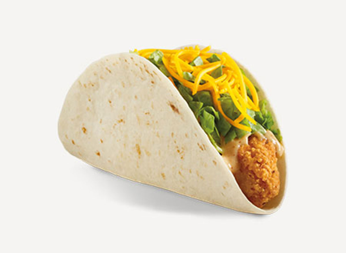 del taco crispy chicken taco