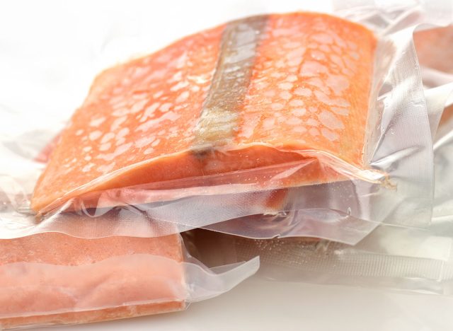 frozen salmon