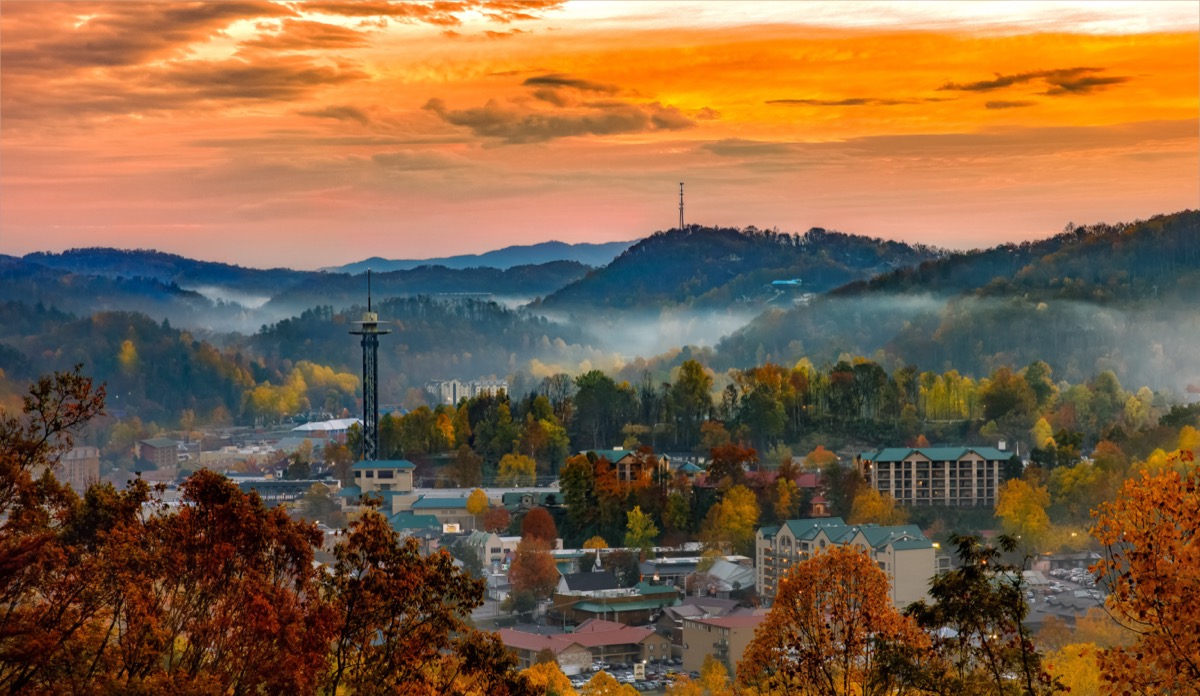 Gatlinburg cityscape