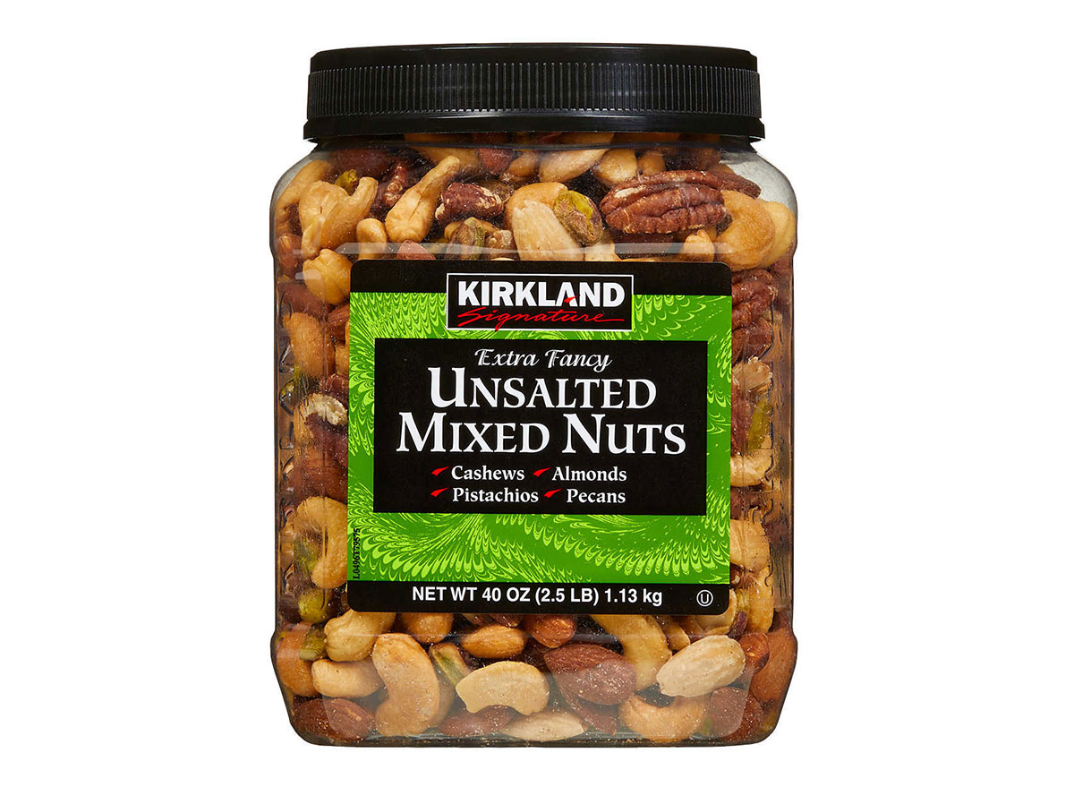 kirkland mixed nuts unsalted