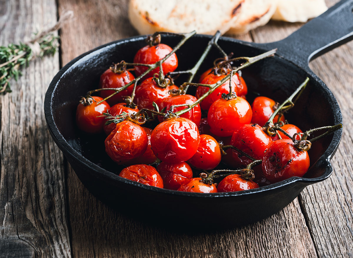 pan roasted cherry tomatoes