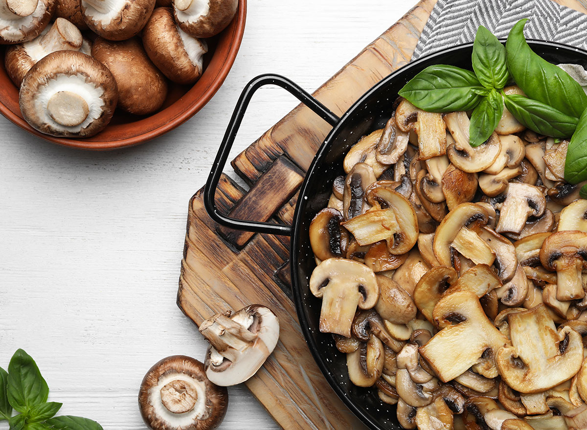 roasted mushrooms