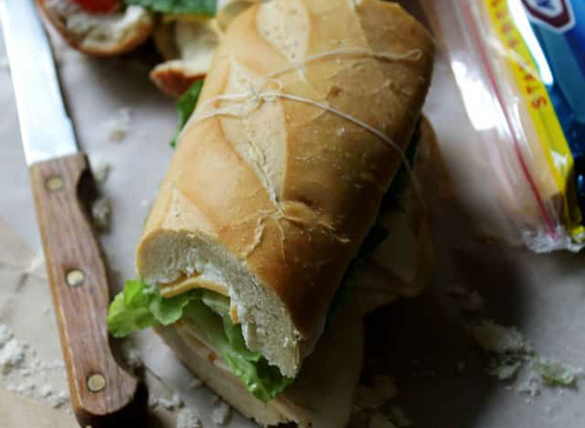 roasted turkey sandwich