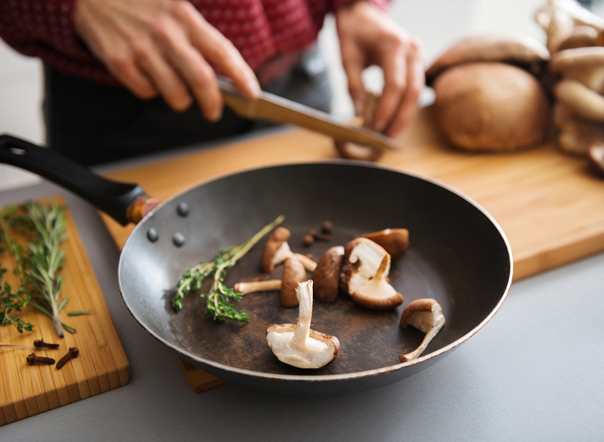 cooking mushrooms for vitamin D