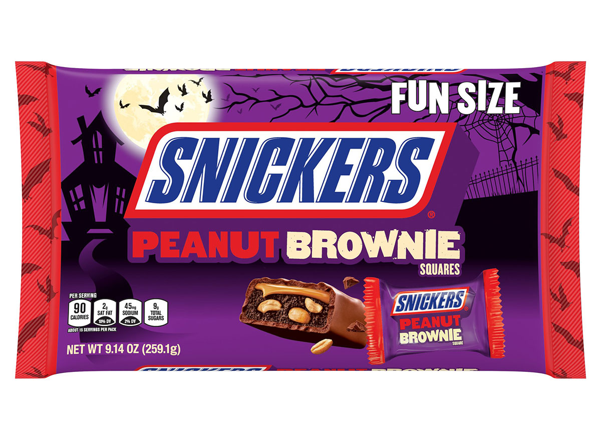 snickers peanut brownie