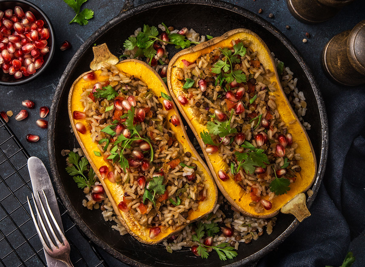 stuffed butternut squash