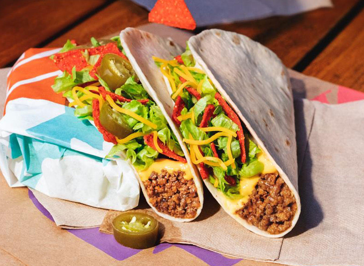 taco bell soft shell taco