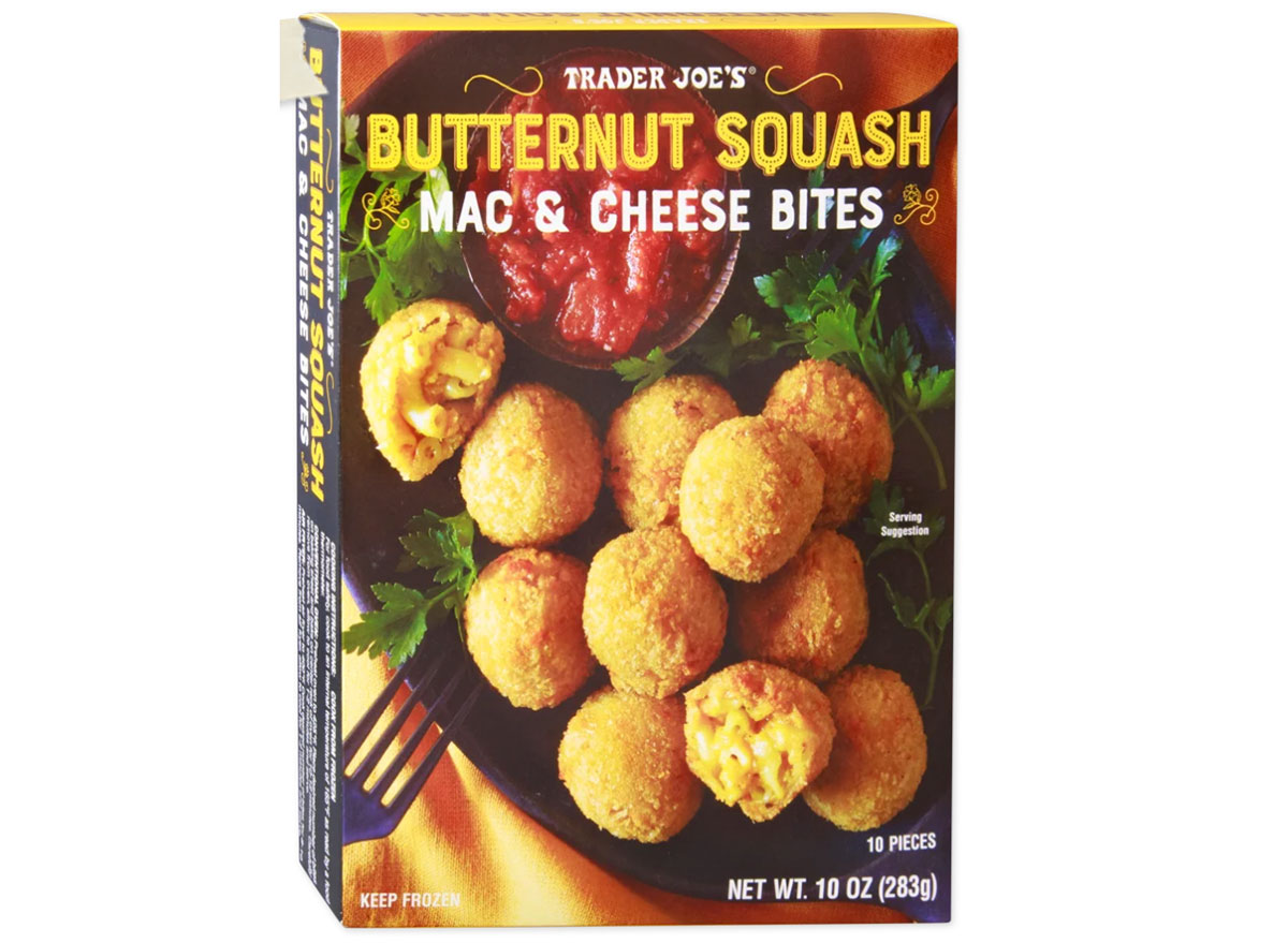 trader joes butternut squash mac and cheese bites