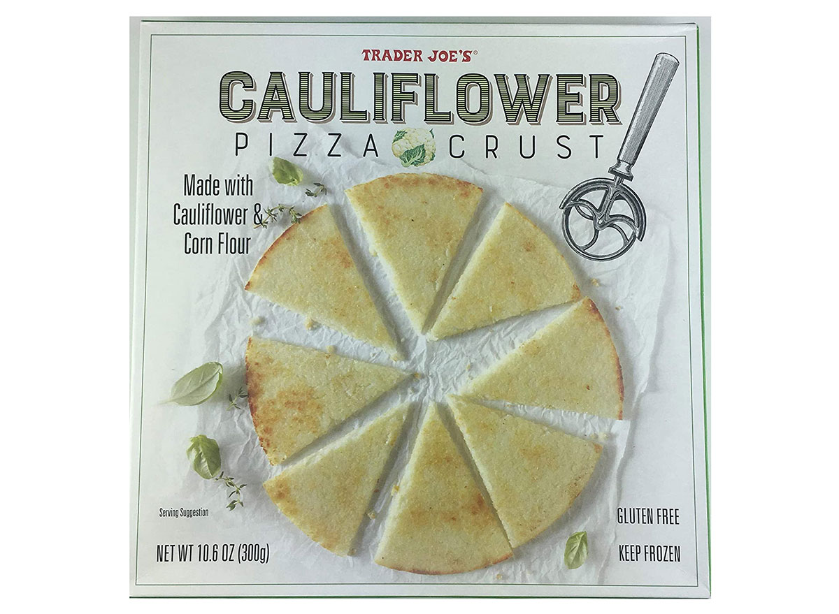 trader joes cauliflower pizza crust