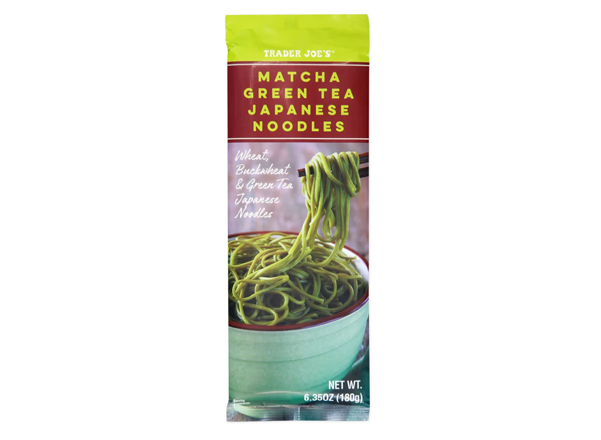 trader joes matcha green tea japanese noodles