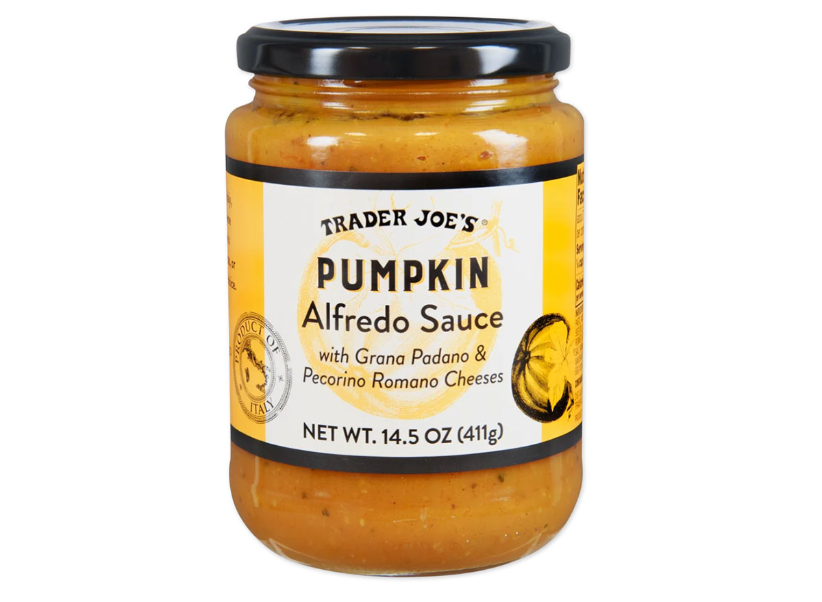 trader joes pumpkin alfredo sauce