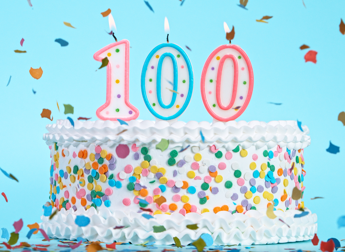 100 year old birthday centenarain