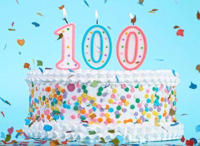 100 year old birthday centenarain
